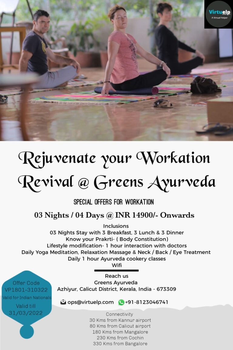 Green Ayurveda Workation Virtuelp